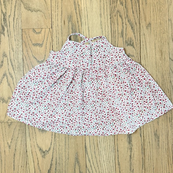 Other - Petit Main Baby Girls Red Floral Babydoll Summer Dress Top Size 80 12-18 Months